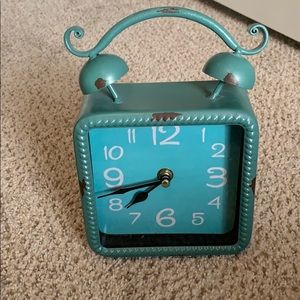 Vintage Distressed Teal Clock